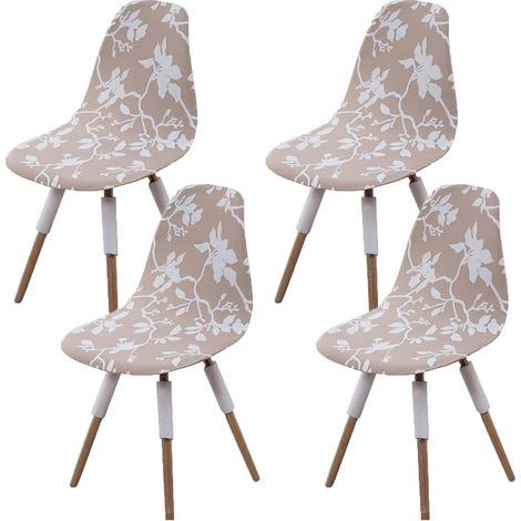 Housse de Chaise scandinave Extensible 4pcs Messa (1/5)