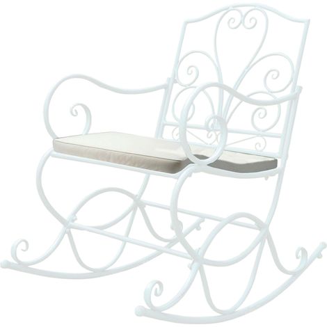 Coussin pour chaise à bascule HHG-266, crème (1/3)