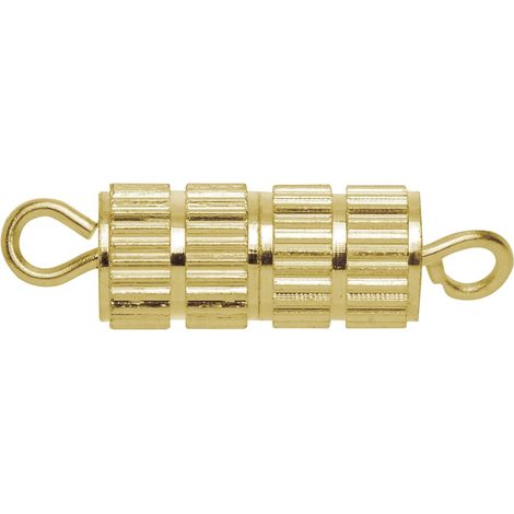 Glorex Schraubverschluss goldfarben 5x11 mm, 1 Stück Schmuckbasteln (1/2)