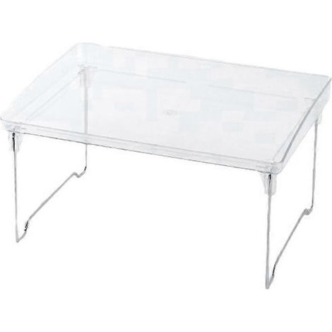 Transparente Acryl-Aufbewahrungsbox für den Schreibtisch, faltbares Ablageregal für Studenten, Studentenwohnheime und Büros, höhenverstellbarer Ständer für Zuhause (1/5)