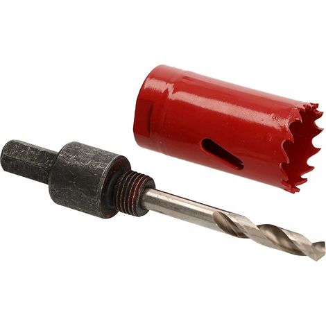 Bimetall-Lochsäge 27 mm dr-met + Griff 14-30 (1/5)