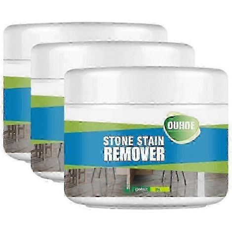 1-3x Détachant pour pierre, granit, quartz, marbre, carrelage, taches tenaces, poudre nettoyante en profondeur, décontamination puissante, nettoyant pour pierre et granit (1/4)