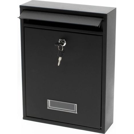 Boîte Aux Lettres Classique Noire (1/5)