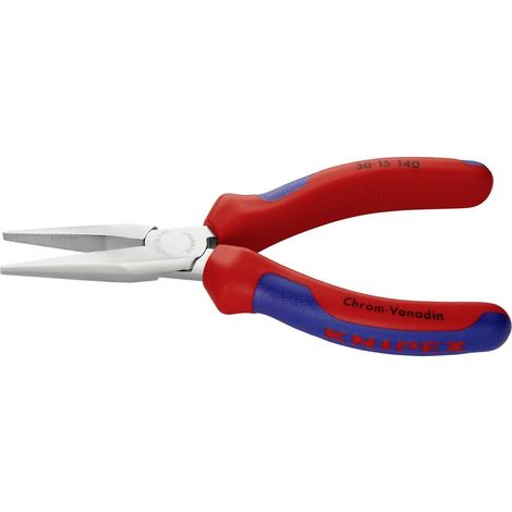 KNIPEX 30 15 140 Pinza per meccanica - a becchi lunghi con manici multicomponente cromata 140 mm