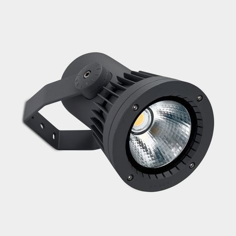 LEDS C4 Hubble Cob LED ø175mm Affichage LED Extérieur Lumière Urbaine Gris IP65 IK08 2700K (1/3)