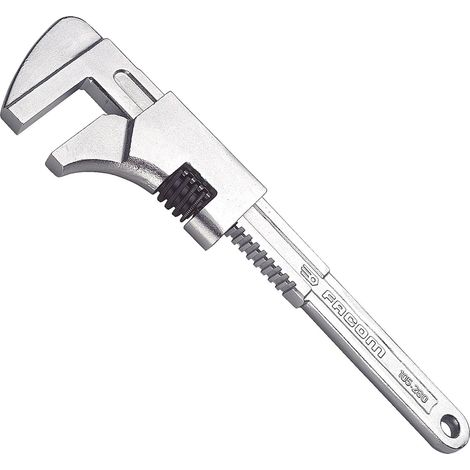 Rack Wrench - 60 mm Opening - 230 mm Length - Satin Chrome Finish - For Construction Agriculture Plumbing - 1 Piece