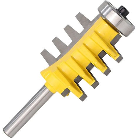 Rail réversible doigt Joint colle Bit cône menuiserie outils électriques tige 8mm 1 pièces (1/3)