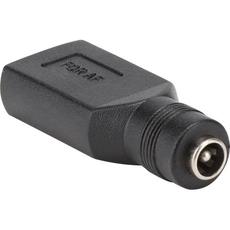 Benutzerfreundlicher Stromwandleradapter, DC-Buchse auf USB 2.0 Typ A, kompaktes Design spart Platz, bietet eine bequeme Stromversorgung für Ihr Projekt und lässt sich leicht verstauen.