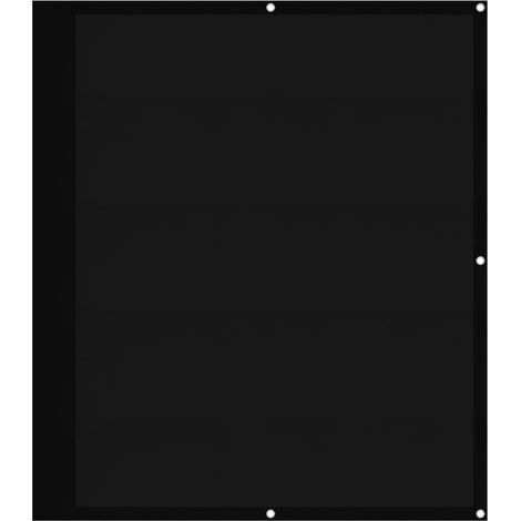 Écran de balcon,Brise Vue de terrasse,Toile de Balcon noir 120x800 cm 100% polyester oxford CFW902601 (1/5)