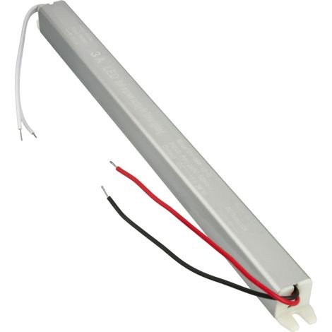 Jandei Fuente trasformador 220V-12V 3A 36W IP20 Slim para cámaras de vigilancia equipos GSM videograbadores tiras led