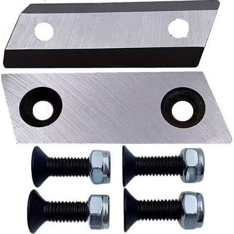 Jwn Gartenhäcksler mit Schraube, professioneller Häcksler, Rotationsschneidmaschine und Set inklusive zwei Klingen und vier M8-Muttern (1/4)