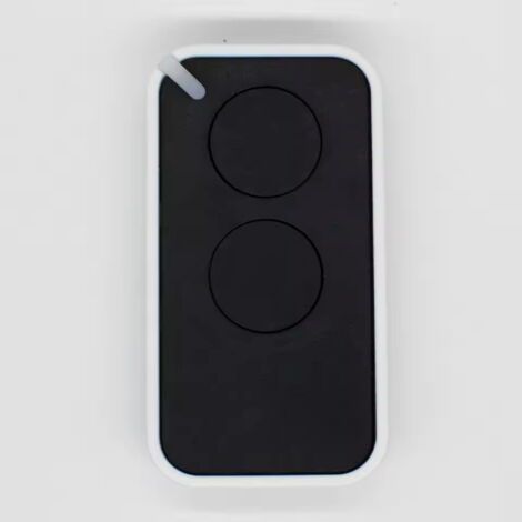 Télécommande sans fil à code tournant 2 canaux pour portes de garage et volets roulants électriques – Compatible avec systèmes Nice (sans marque) – Noir yun (1/3)