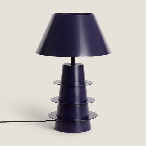 Lampada da Tavolo Metallo Kadrina Violetto