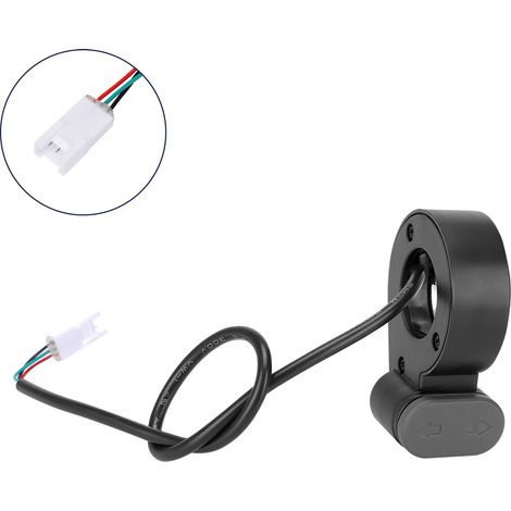 Le commutateur de clignotants F2 du scooter électrique n° 9 est maintenu par un commutateur de clignotants de type gant et un interrupteur à bascule pour le contrôle des virages à gauche et à droite.
