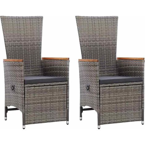 Maison Exclusive - Set Mobili da Pranzo per Giardino 5 pz Grigio (1/5)
