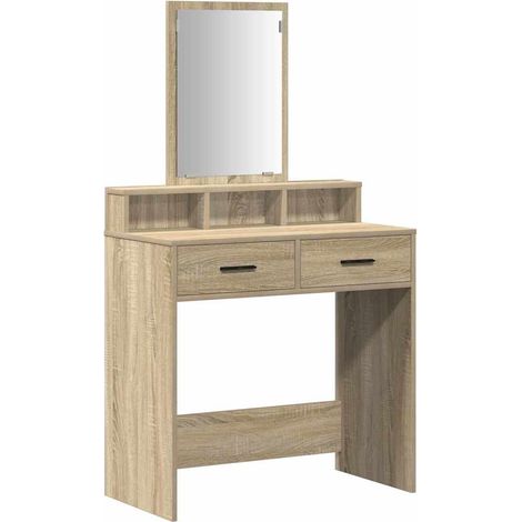 Maison Exclusive - Mesa Tocador Roble Sonoma 79 x 41 x 140 cm Mad