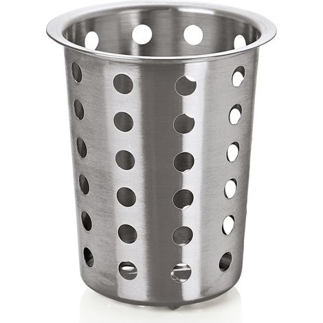 Porte-couverts en Acier au nickel-chrome H 120 mm Ø 115 mm 1 - Was Germany