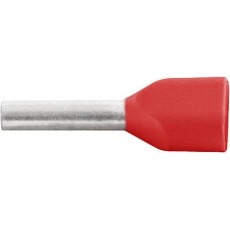 Vogt Verbindungstechnik 470308D Capocorda doppio 1 mm² Parzialmente isolato Rosso 100 pz. (1/4)