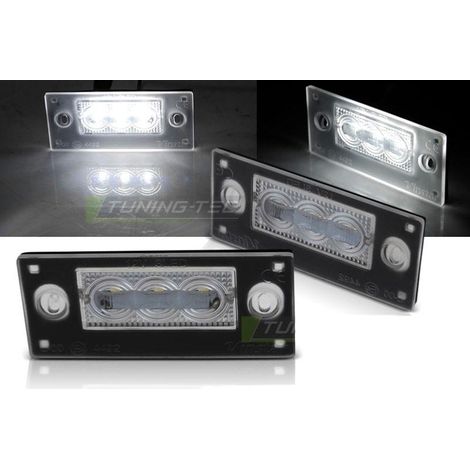 Paire feux de plaque Audi A3 8L de 2000 a 2003 / A4 B5 Break de 1999 a 2001 3SMD Led-31945727 (1/3)