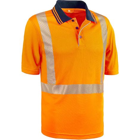 NUOVA POLO ALTA VISIBILITA' ARANCIO