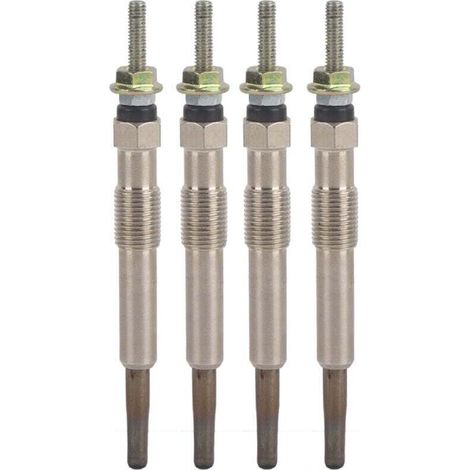 Glow Plugs, 4 Pieces/Set Universal Glow Plugs Diesel Glow Plug Compatible with Focus Transit CMax Other Car Spare Parts (1/4)