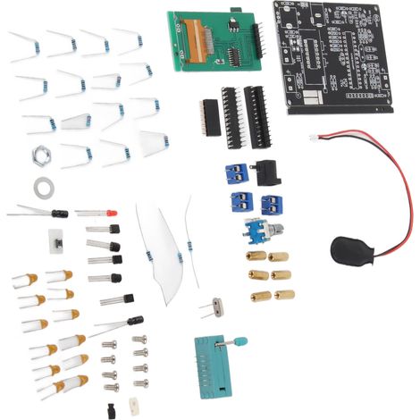 Transistortester-Bausatz zum Selbstbauen (6,8–12 V DC), Farbdisplay, PWM-Rechteckwellen-, ESR-, Spannungs- und Frequenzmessung (1/5)