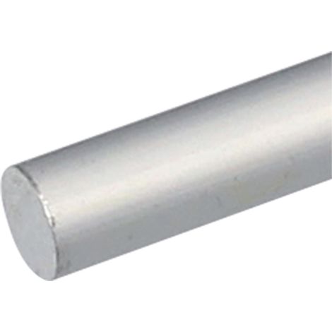 PROFILO PER FAI DA TE TIPO TONDO PIENO Ø mm  8 - mt 2 col.argento- 8 pezzi  - UNIKO