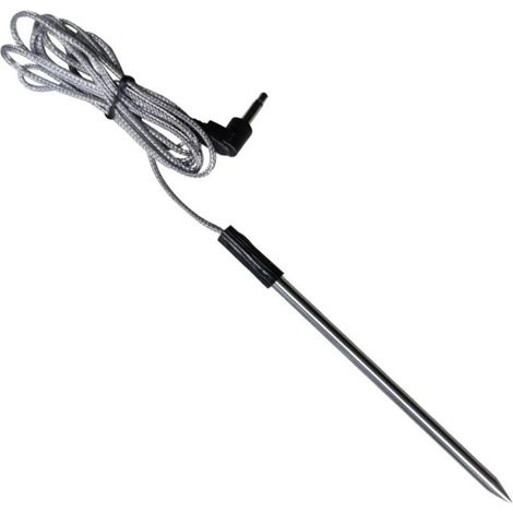 Sonde de Température PT1000 de Rechange pour Fumeur Oklahoma Joe's - Longueur Câble 1250mm avec Gainage en Tresse Métallique Résistant à 350°C (1/3)
