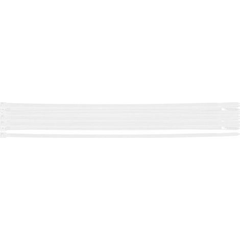 Serre-Câbles - 4,8 x 300 mm - Nylon PA66 - Blanc - Lot de 20 (1/5)