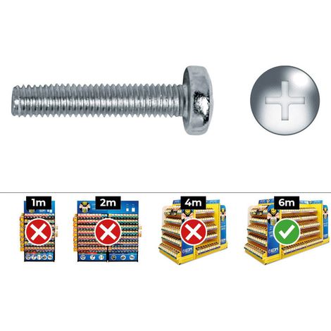 Vis celo 4 x 15 mm argenté boîte 500 pièces