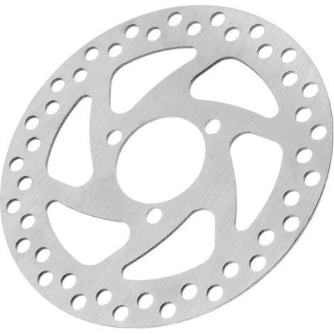 Pièce de frein pour motocross : rotor argenté compatible avec les freins à disque de moto, durable. (1/5)
