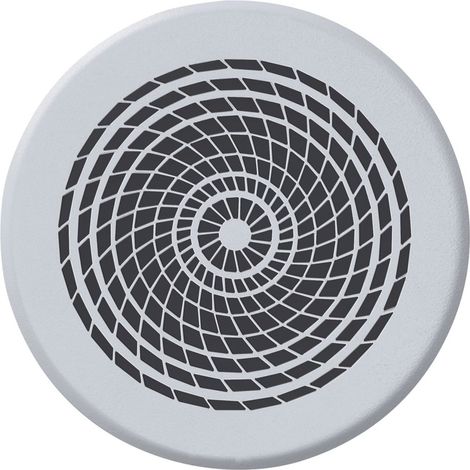 Vaillant Embellecedor de diseño redondo Diámetro 125 mm Vortex blanco, 0020212289