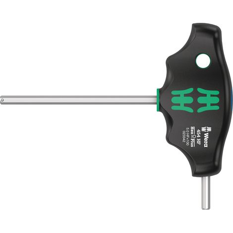 Wera 454 HF Innen-Sechskantschraubendreher Schlüsselweite (metrisch): 5 mm Klingenlänge: 100 mm (1/5)