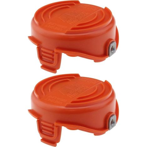 2pcs Capuchon de Bobine de Taille-Bordures Compatible avec Black & Decker GL7033 GL8033 GL9035 GL315 GL350 GL651S BGL652 90583594 Couvercle de Bobine de Débroussailleuse (1/5)
