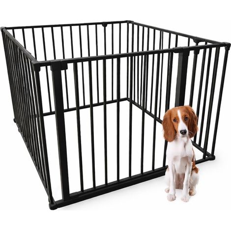 Bettacare Pet Pen with Mat, 92cm x 92cm, Black, 70cm High (1/5)