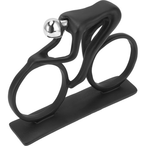 Fahrradornament aus Kunstharz, schlichtes und klares Design, für den TV-Tisch (1/5)