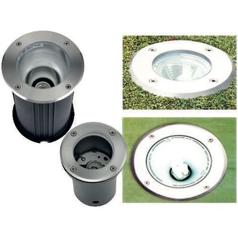 Segnapassi Faro Lampada Da Incasso Terra Da Giardino Diam.180Mm Attacco E27 (1/3)