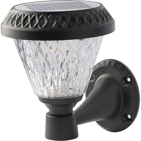 V-TAC VT-969 Lampada a led alimentazione solare lanterna con pannello fotovoltaico con telecomando 0.8W colore nero luce 3in1 IP44 - 93575 (1/5)