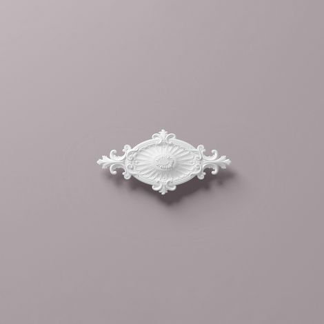 Ceiling rose NMC R1 ARSTYL Noel Marquet Deco element timeless classic design white 60,5 x 31 cm