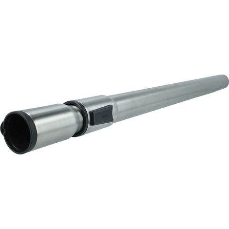 vhbw Staubsaugerohr kompatibel mit Miele S6230, S6220, S624, S612, S6210, S6220-CH Staubsauger - 35 mm Anschluss, 60 - 100 cm lang Schwarz Silber
