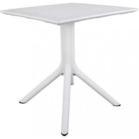 Tavolo Jarvis 70x70x75 h cm in Polipropilene Bianco (1/3)