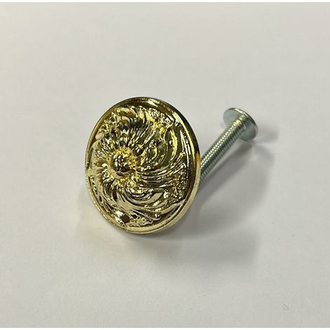 ORECA - POMOLO IN STILE ZAMA COLORE ORO30X25MM