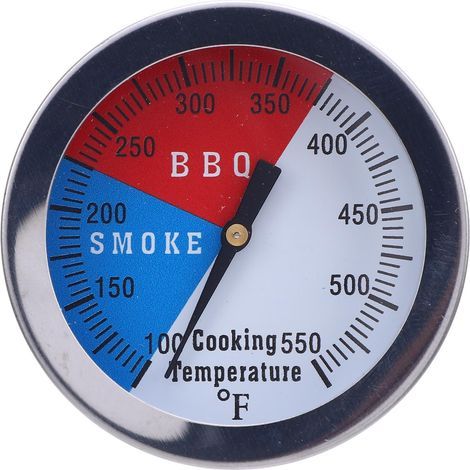 Oven Thermometer 100 to 550 ℉, Stainless Steel Short Needle Grill Temperature Gauge for BBQ (1/5)