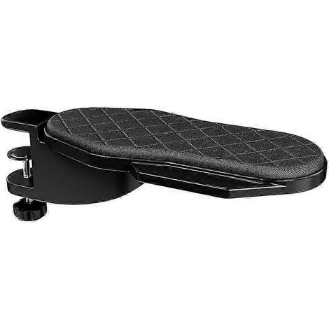 Plateau d'extension de bureau ergonomique, repose-poignets à fixer sur le bureau, plateau d'extension de bureau avec support de coude rotatif à 180° PA (1/5)