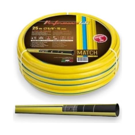 Tubo magliato giallo per esterno diametro 12,5 cm (1/2") - 15 mt (1/4)