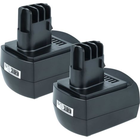 vhbw 2x Akku Ersatz für Metabo ME-974, ME974, 6.31775 für Werkzeug (3300 mAh, NiMH, 9,6 V)