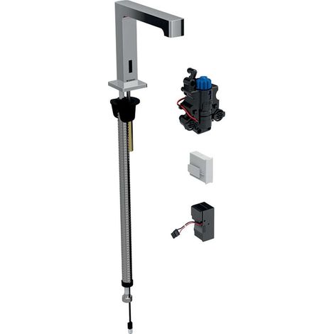 Robinetterie de lavabo Geberit Brenta, saillie 195mm, avec (1/4)