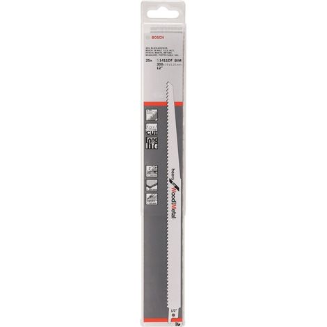 Bosch Reciprocating saw blades wood with metal S 1411 DF 2608656567