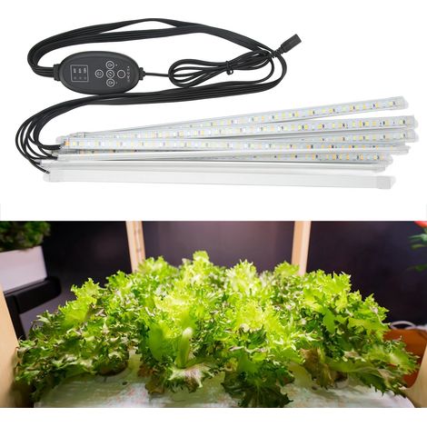 Lámpara LED para plantas con control inteligente (30 W, 384 diodos, aluminio y policarbonato) (1/5)