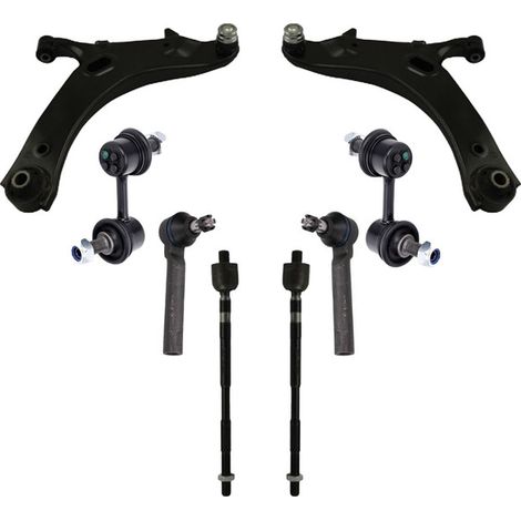 KIT BRACCIO OSCILLANTE 8 PEZZI COMPATIBILE CON SUBARU FORESTER (SH) 2.0 AWD (SHJ) / Kit Sospensione Completo OE/OEM / Bracci Oscillanti + Testine Sterzo / Sostituzione Diretta OEM